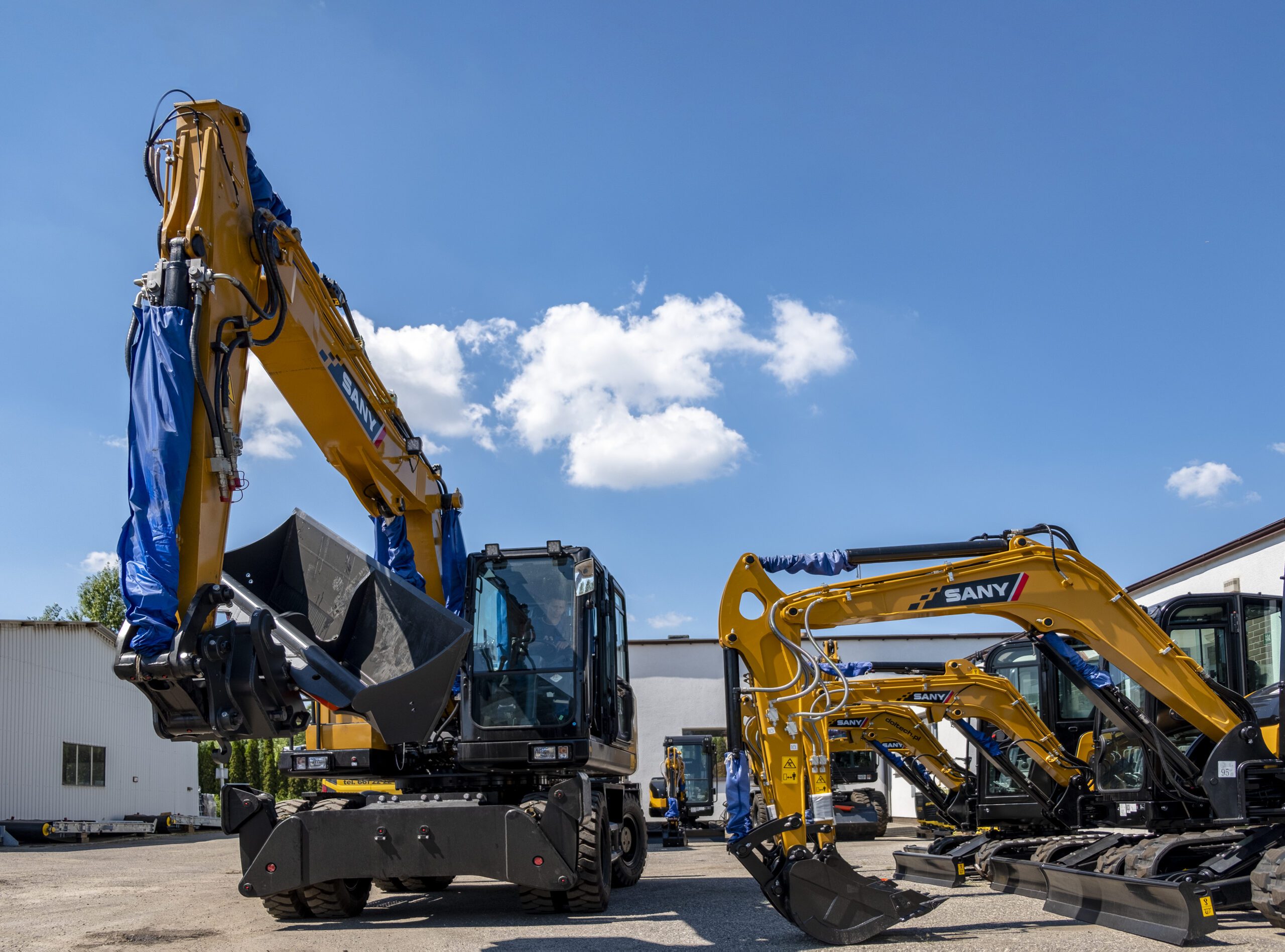 Dynamiczny wzrost liczby międzynarodowych linii produktowych SANY