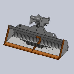 Łyżka skarpowa hydrauliczna Doltech - 0,1m³ L1200 MS-03
