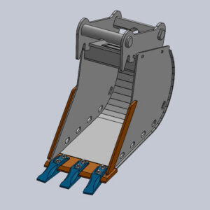 Łyżka kopiąca (podsiębierna) Doltech - 0,05 m³ 300mm MS-03