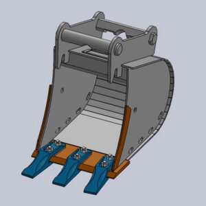 Łyżka kopiąca (podsiębierna) Doltech - 0,03 m³ 300mm MS-01