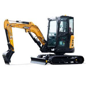 Minikoparka SANY SY26U – 2,76 tony zeroobrysowa z komfortową kabiną
