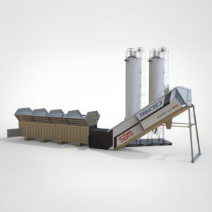 Mobilny węzeł betoniarski SBM Euromix 1600 Nova