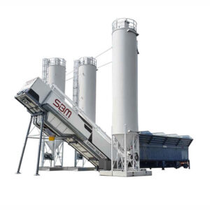 Supermobilny węzeł betoniarski SBM Euromix 3300 Space